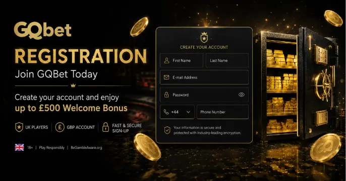 GQBet Casino Registration banner